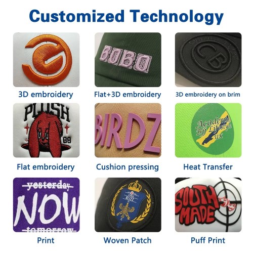 Wholesale Custom Embroidered 3D Flat Brim Snapback Caps Good Quality Black Hip Hop Caps for Men for Outdoor Scenes