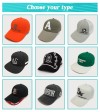 Wholesale Custom Embroidered 3D Flat Brim Snapback Caps Good Quality Black Hip Hop Caps for Men for Outdoor Scenes