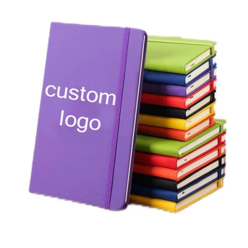 Custom Logo A5 A6 Notebook Personalized Printed NoteBook PU Leather Journal Notebook