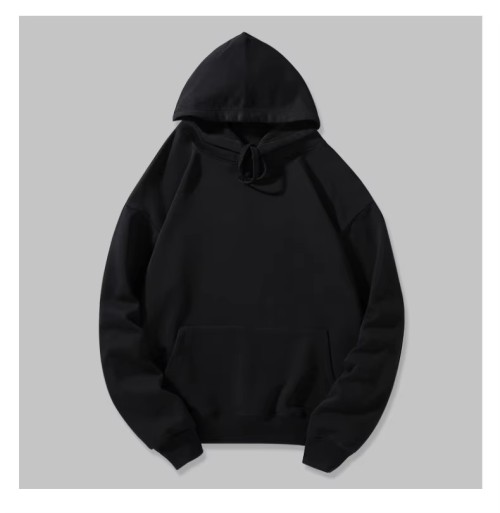 Factory Custom logo Design Cotton Drop Shoulder Pullover Street Hoodies Men Heavyweight Oversize Plain Hoodies