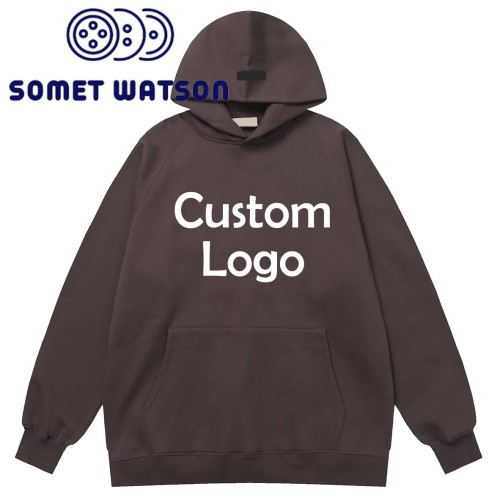 Hoodies Custom logo 100%cotton Drawing Fleece Pullover Hoodie for Men