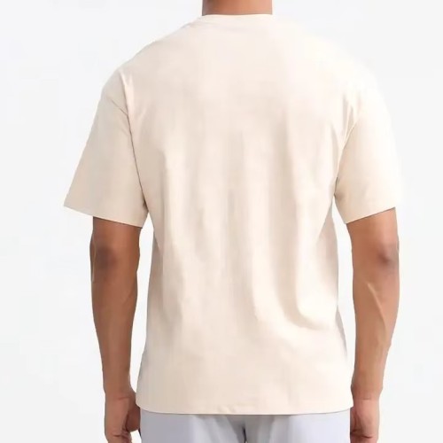 New Design Luxury Quality Cotton Loose Fit Little Drop Shoulder Brand Blank Oversized Men T Shirt