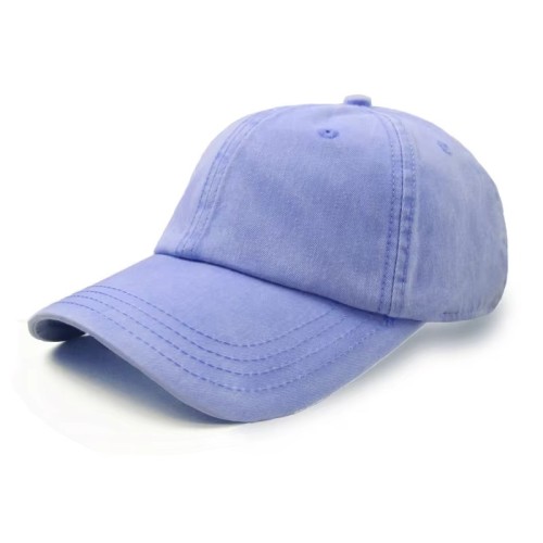 New Trend Multi Color Fashion 100% Cotton Washable Men Women Casual Streetwear Blank Baseball Cap Dad Hat