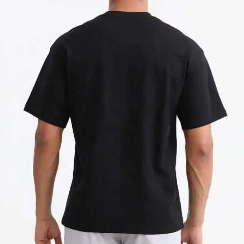 New Design Luxury Quality Cotton Loose Fit Little Drop Shoulder Brand Blank Oversized Men T Shirt