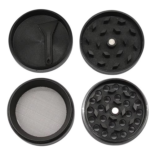 Wholesale High Quality Zinc Alloy Colorful Grinder 50MM Logo Customized Metal Herb Grinder