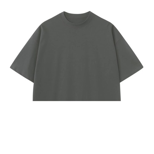  High Quality Crop Top Embroidered screen printing DTG printed T-shirts