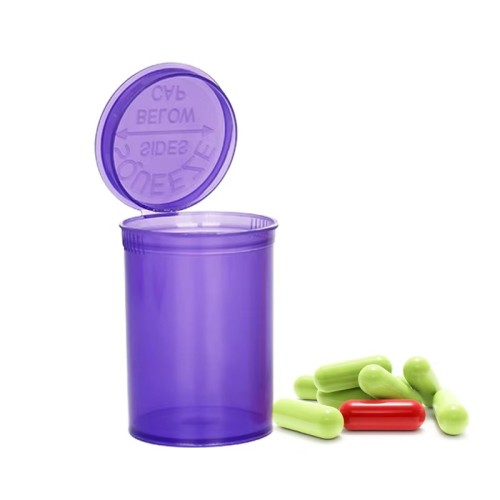 13Dram 50ML Cone Tube PP Plastic Pill Tablet Medicine Pop Top Vial Manufacturers
