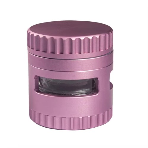 UV Sterilizable 60mm Titanium Grinder Antibacterial Surface Custom Branding