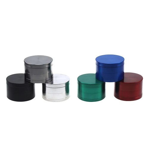 Four Layers Aluminum Custom Brand Herb Grinders and Smoker Accessories