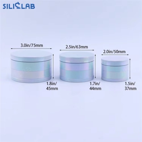 Smoking Accessories New Colors Herb Grinder Custom Logo Zinc Alloy Metal Grinders