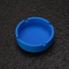 Customized Unbreakable Silicone Round Ashtray for Indoor or Outdoor Smoking Accessories Custom Ashtray