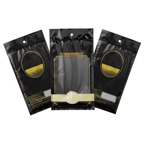 Custom Printing Cigar Humidifier Bag Plastic Smell Proof Ziplock Cigarillo Packaging Travel Cigar Humidor Bag