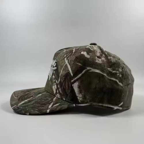 Popular Unisex Cotton Colorful a Frame Camo Snapback Hat