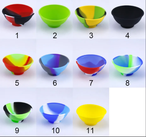 67mm*30mm Convenient Joint Smoking Silicone Bowl for Rolling Paper Smoking Mixing Jar