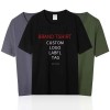 T-shirt Printing Your Brand T Shirt Men Graphic Tees Shirt Women Oversize