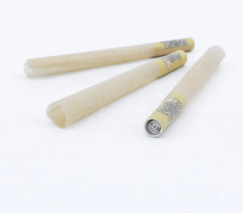 Pre-Rolled Brand Artisan Pipe Natural Brown Smoking Accessories Pre-Rolled Cone with Spiral Tip Filter