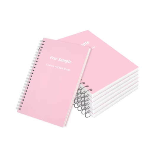 School 100 Pages Spiral Notebooks and Pen Set School Supplies Journal Custom Branded Spiral Notebook