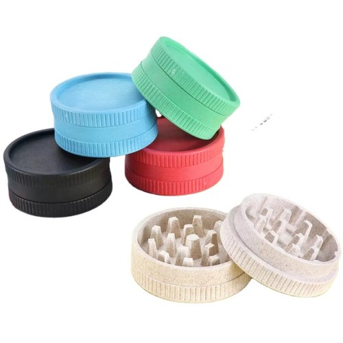 Plastic Grinders Customize Logo Smoking Accessories Tobacco Grinder