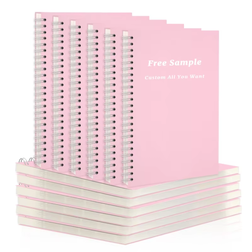 School 100 Pages Spiral Notebooks and Pen Set School Supplies Journal Custom Branded Spiral Notebook