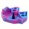 Factory Wholesale Smoke Shop Concave Heat Resisting Silicone Ashtray Smoker's Ash Tray with Cone Base