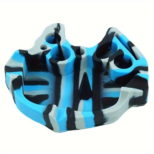 Factory Wholesale Smoke Shop Concave Heat Resisting Silicone Ashtray Smoker's Ash Tray with Cone Base