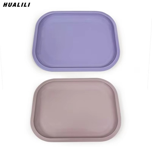 Rolling Tray Food Grade Dish for Coffee Tea Fruit Dessert Storage Quality Storage Trays