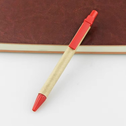 Hot Sale Eco Friendly Paper Ballpoint Pen Custom logo for Promotional