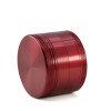 Wholesale Custom Logo New 40mm 50mm 55mm 63mm 75mm Black Grinder 4 Part Herb Grinder Tobacco Grinder