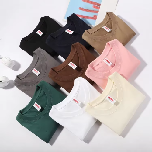 Company T Shirt Printing 180Gsm Cotton Custom T Shirts Your Own Brand Blank Tshirts