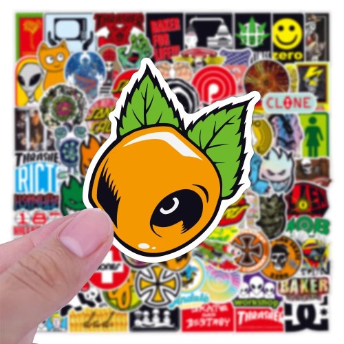 100pcs/pack Brand Style Graffiti Galaxy Stickers