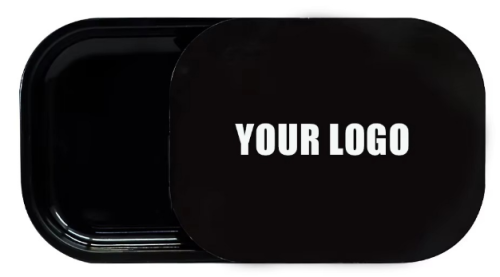 Qianxun Small MOQ Hot Sale Custom Design Large Middle Small Tobacco Rollings Trays Plain Tray With Magnetic Lid