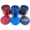 Grinders Herbal Smoking Tobacco Zinc Alloy 4 Layers Metal Grinder Custom logo