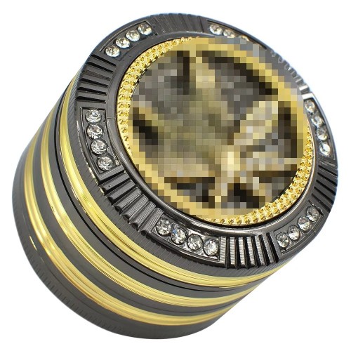 Custom Logo Zinc Alloy Premium Metal Grinder Wholesale Diamond Animals Manual Herb Grinder