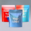 Digital Print Smell Proof Empty Zipper Mylar Bags 1g 3.5g Reusable Food Grade Plastic Tobacco Storage Customizable Logo