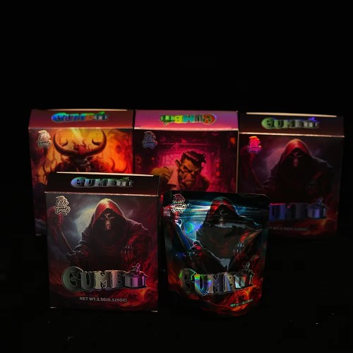 Tobacco Bag Set Hot Selling Luxury Laser Style Manual Square Cigar Bags Plastic Smoking Accessories Wholesale