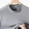 Custom Plain Heavyweight T-shirt Luxury Tshirt Custom Print logo Mock Neck Blank t Shirt for Men High Quality Brand