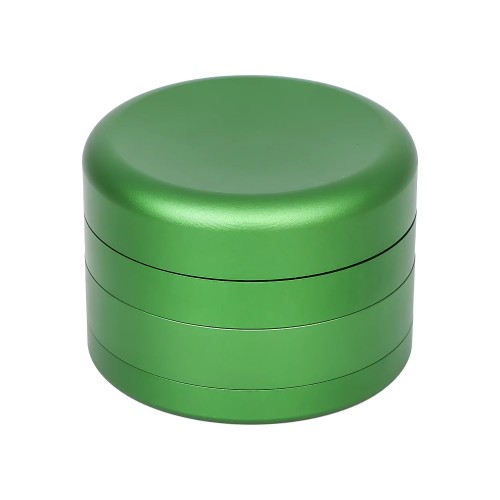 Wholesale Custom Logo Aluminum Alloy Metal Green Black Purple Gold Color 63MM 4 Parts Layers Herb Grinder
