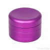 Wholesale Custom Logo Aluminum Alloy Metal Green Black Purple Gold Color 63MM 4 Parts Layers Herb Grinder