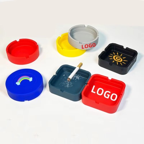 Large Rests Cigar Ash Tray Outside Patio Indoor Unbreakable Non-slip Burn-resistant Silicone Cigar Ashtray