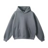 Customized logo Oversized Velvet Thickened Hoodie Trendy Brand Loose Fleece Lining 350gsm Hoodie for Men