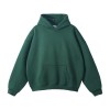 Customized logo Oversized Velvet Thickened Hoodie Trendy Brand Loose Fleece Lining 350gsm Hoodie for Men