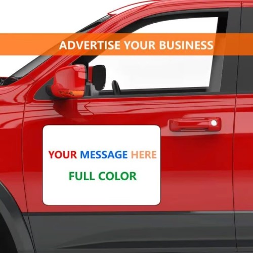 Custom Car Magnet Sign Personalized Logo for Your Car Van Truck Advertise Your Business Vehicle Magnetic