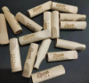 Custom Logo Free Jar Packaging 9mm Wood Tips Smoking Filter Tips Porous Wooden Pre Roll Tip With Paper Inside