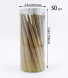 Factory Wholesale 50 Pack Natural Pre Rolled Cone Rolling Paper with Tips