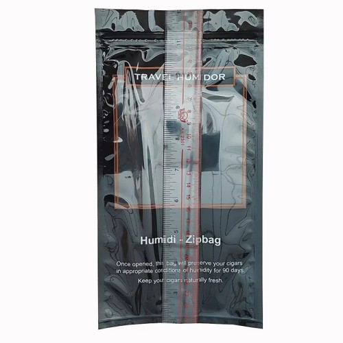 Custom Smell Proof Amber Leaf Smoking Pouch 50g Hand Rolling Tobacco Plastic Wraps Packaging Bag