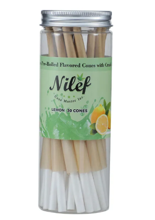 Tobacco Smoking Flavored Rolling Paper Banana Lemon Mango 1 1/4 King Size Slim Pre Rolled Cones