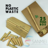 100% Biodegradable Black Biro Rolling Recycled Branding Custom Logo Eco Friendly Kraft Paper Ballpoint Pen with Gift Box