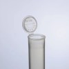 Wholesale PP Plastic Tube Container Jars With Child Resistant Squeeze Pop up Lid 120mm 116mm Wide Mouth Pre-roll Tube
