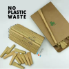 100% Biodegradable Black Biro Rolling Recycled Branding Custom Logo Eco Friendly Kraft Paper Ballpoint Pen with Gift Box