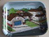 Works Effective Metal Material Metal Tin Tray Magnetic Cover Rolling Tray